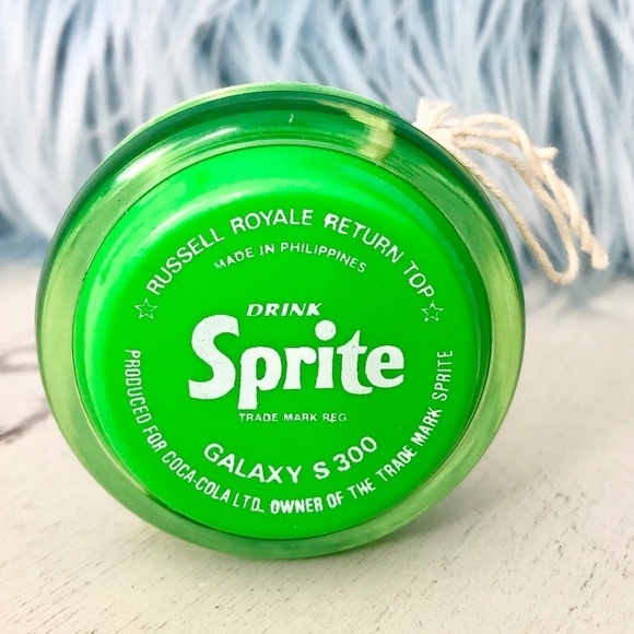 Sprite, 1980's, Vintage Promotional, Yo-Yo, With, Coca Cola, Plastic Case Holder - Picture 2 of 11